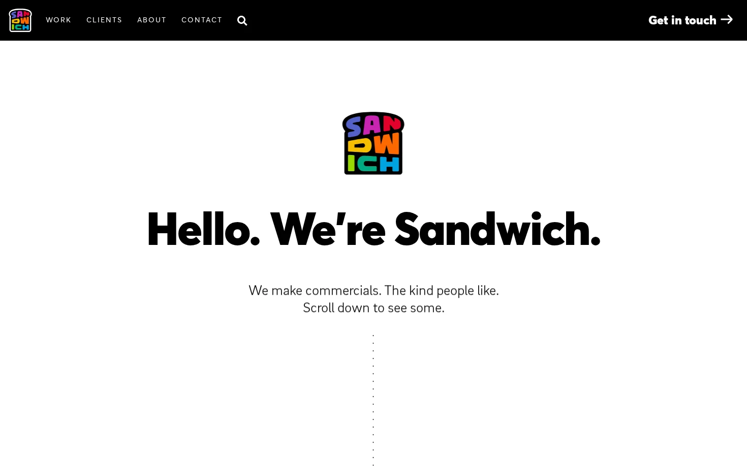 Sandwich 页面快照